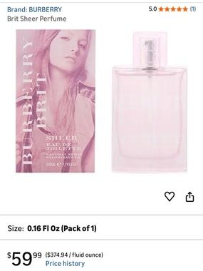 Burberry Pink Sheer Eau de Toilette